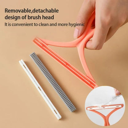 2-in-1 Double-Sided Pet Hair & Lint Remover Tool