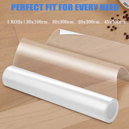 Transparent Cat Scratch Furniture Protector Tape Self Adhesive Couch Sofa Guard Roll