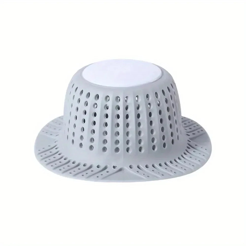 Premium Silicone Collapsible Hair Catcher & Drain Protector for Bathtub & Shower