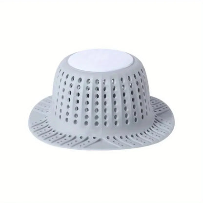 Premium Silicone Collapsible Hair Catcher & Drain Protector for Bathtub & Shower