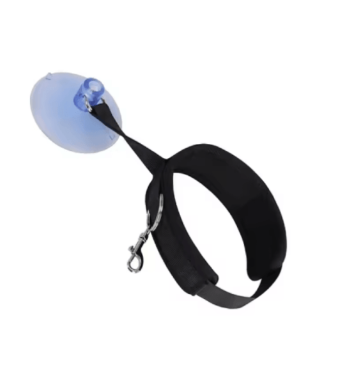 Pet Shower Restraint Collar Hands-Free Bathing & Grooming Support for Cats and Small Dogs