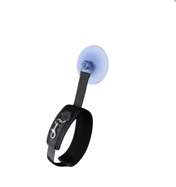 Pet Shower Restraint Collar Hands-Free Bathing & Grooming Support for Cats and Small Dogs