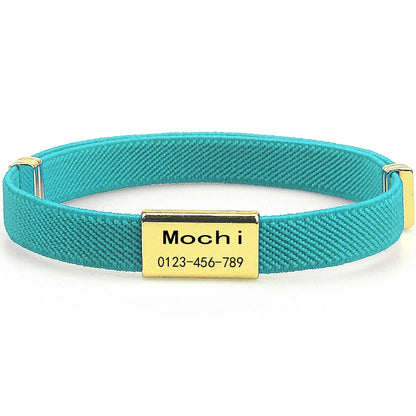 Personalized Breakaway Cat Collar with Engraved ID Tag for Cats & Small Dogs
