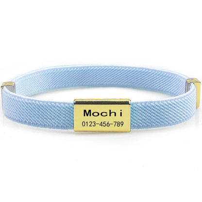 Personalized Breakaway Cat Collar with Engraved ID Tag for Cats & Small Dogs
