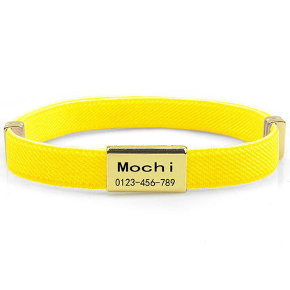 Personalized Breakaway Cat Collar with Engraved ID Tag for Cats & Small Dogs