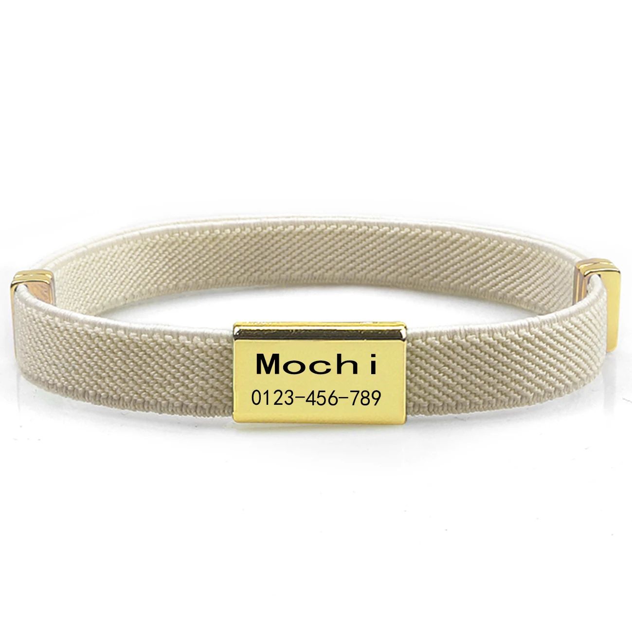 Personalized Breakaway Cat Collar with Engraved ID Tag for Cats & Small Dogs