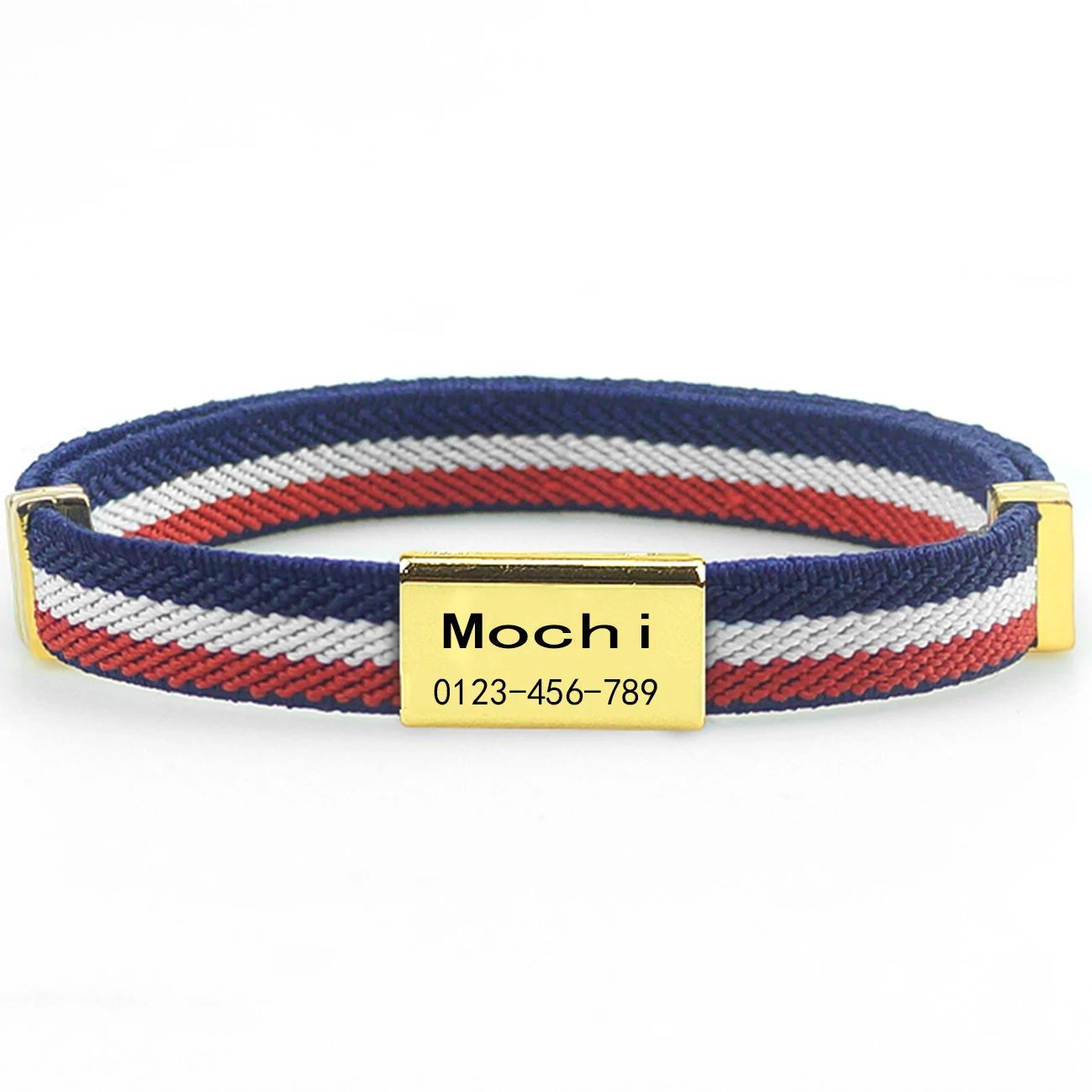 Personalized Breakaway Cat Collar with Engraved ID Tag for Cats & Small Dogs