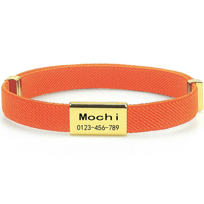 Personalized Breakaway Cat Collar with Engraved ID Tag for Cats & Small Dogs