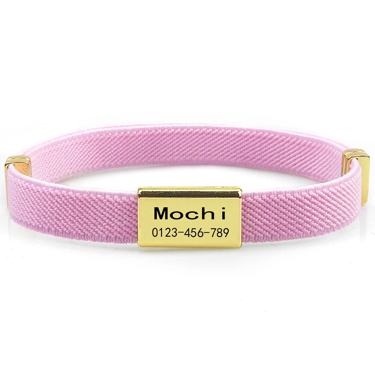 Personalized Breakaway Cat Collar with Engraved ID Tag for Cats & Small Dogs