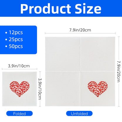 Elegant Disposable Cocktail Napkins Linen Feel Wedding Party Beverage Napkins
