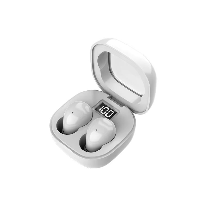 All Day Comfort Clip On Open Ear Bluetooth Earbuds for Small Ears with Playtime & Digital Display
