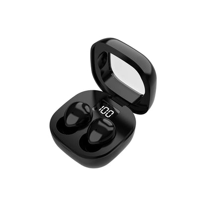 All Day Comfort Clip On Open Ear Bluetooth Earbuds for Small Ears with Playtime & Digital Display