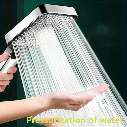 Adjustable High Pressure Rainfall Shower Head with Spray Modes