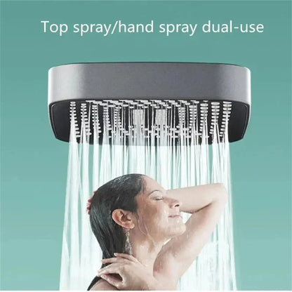 Adjustable High Pressure Rainfall Shower Head with Spray Modes