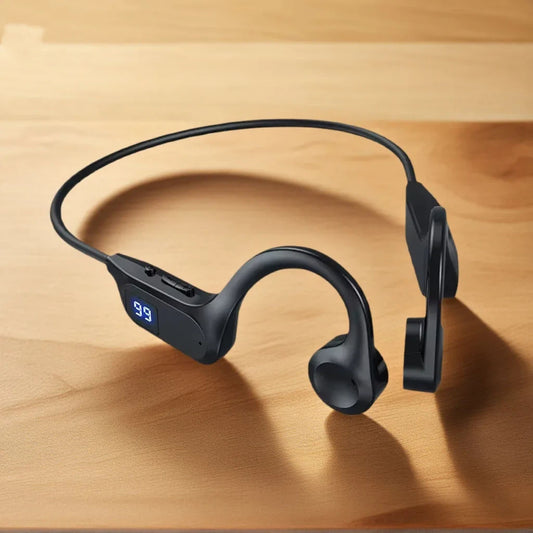 Premium Open Ear Bone Conduction Headphones Wireless Bluetooth Sport Headset with Mic
