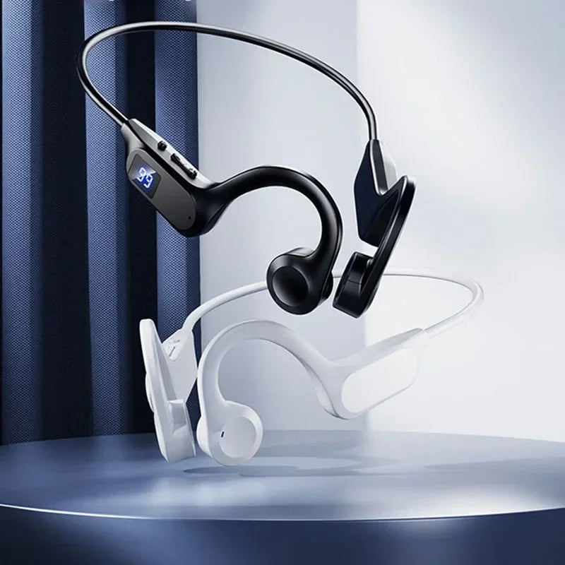 Premium Open Ear Bone Conduction Headphones Wireless Bluetooth Sport Headset with Mic