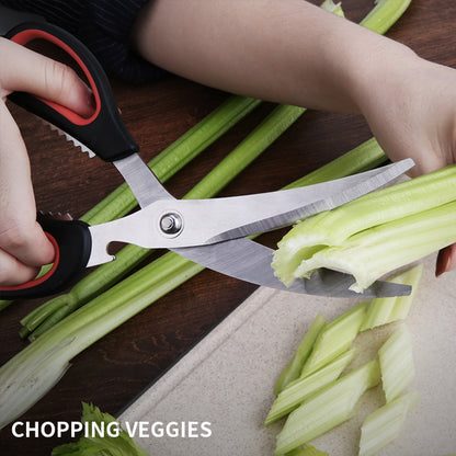 Stainless Steel Kitchen Shears for Meat, Poultry & Everyday Food Prep