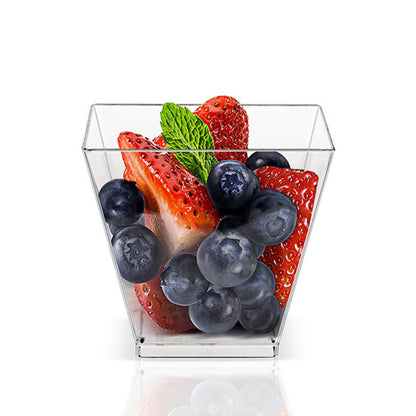 Premium Clear Disposable Plastic Dessert Cups