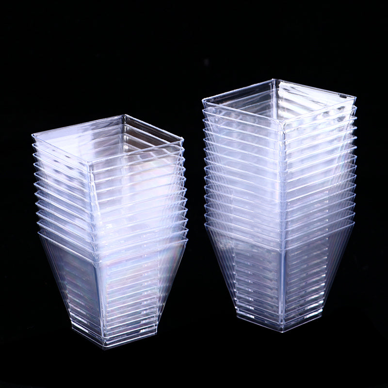Premium Clear Disposable Plastic Dessert Cups