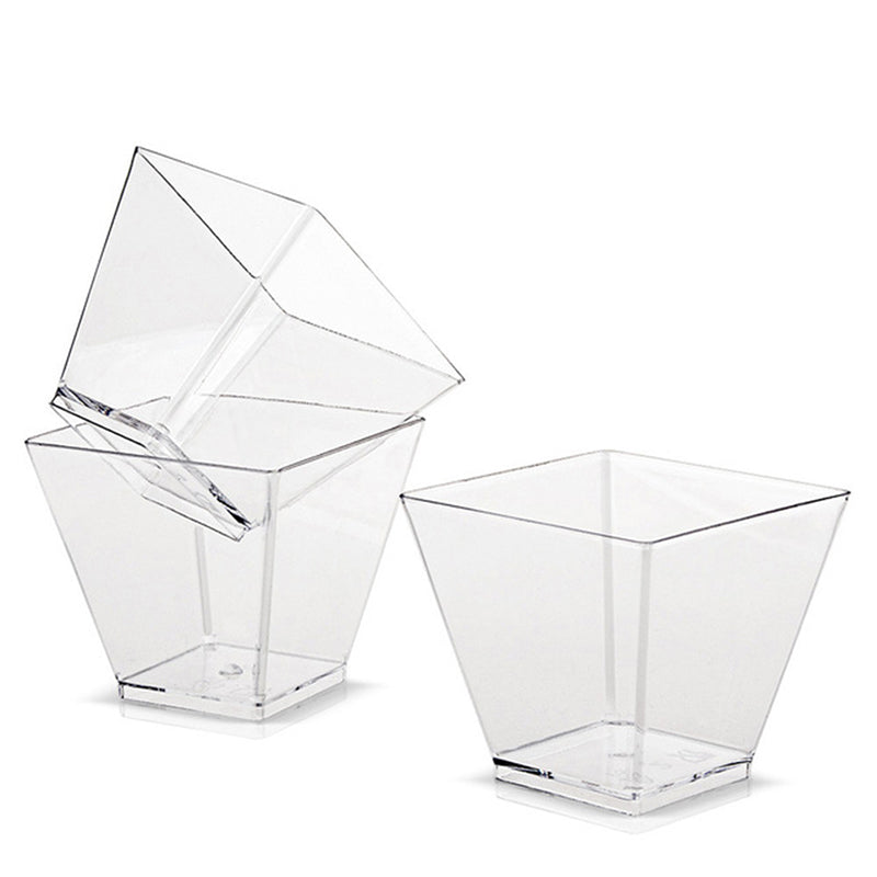Premium Clear Disposable Plastic Dessert Cups