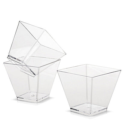 Premium Clear Disposable Plastic Dessert Cups