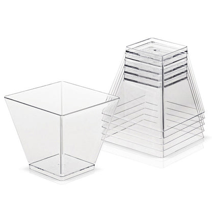 Premium Clear Disposable Plastic Dessert Cups
