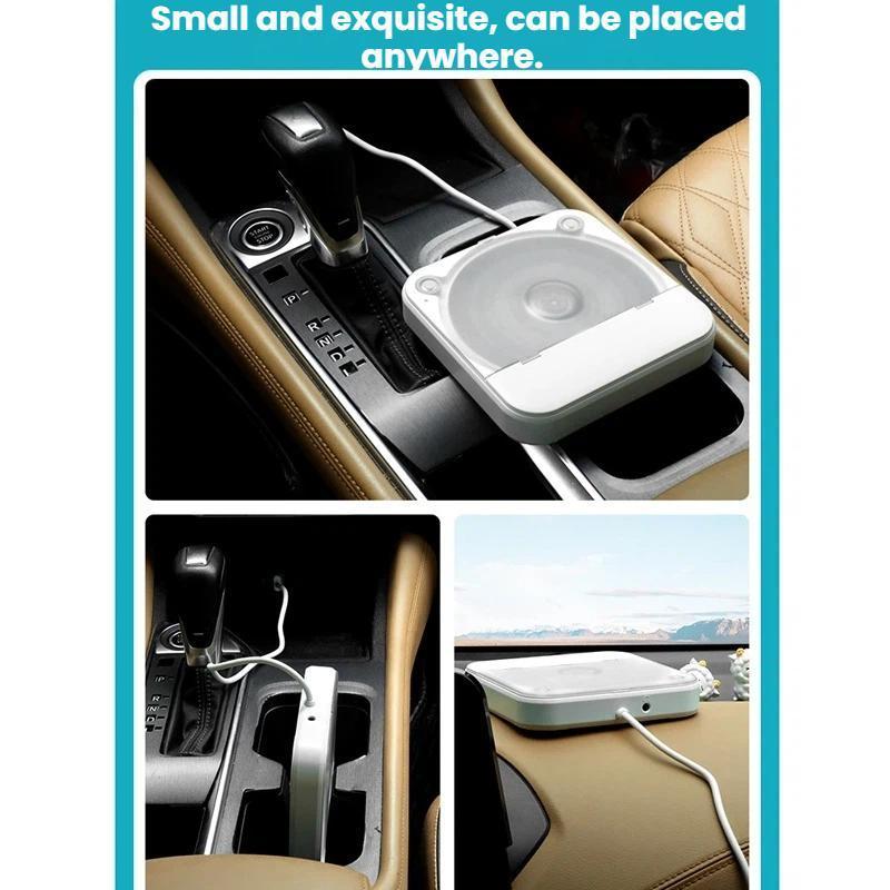 Compact USB Car CD Player – External CD Player for Car with USB car CD player Lossless Audio & AUX Support