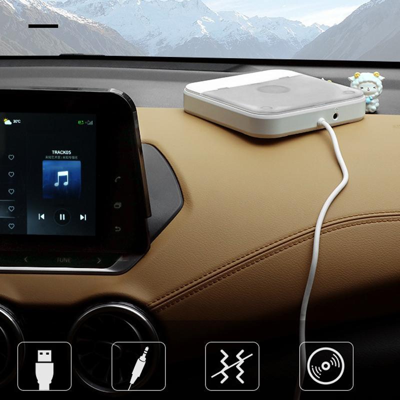 Compact USB Car CD Player – External CD Player for Car with USB car CD player Lossless Audio & AUX Support