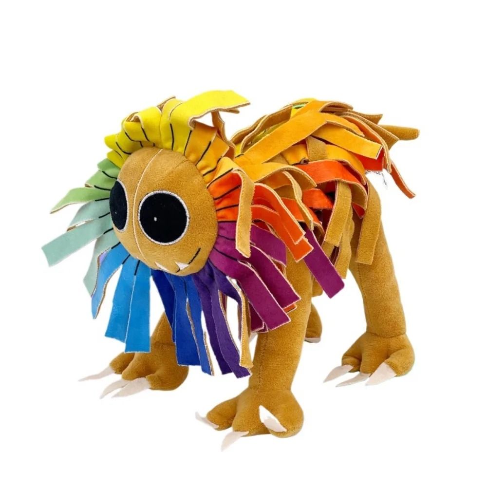 Yarnaby Colorful Lion Plush Pillow