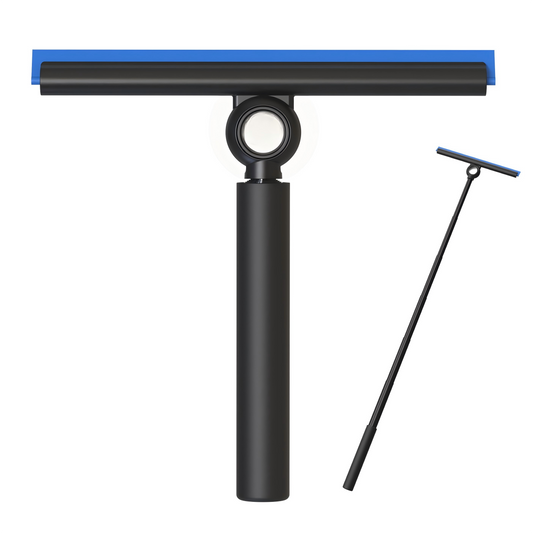 CrystalReach Telescopic Shower Squeegee for Glass Doors & Bathroom Mirrors