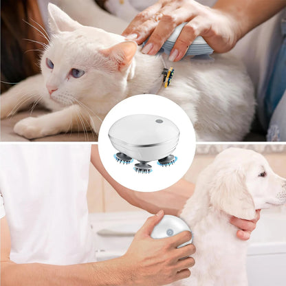Premium Scalp & Head Massager with Adjustable Speed and Red Light Therapy for Deep Relaxation & Hair Care