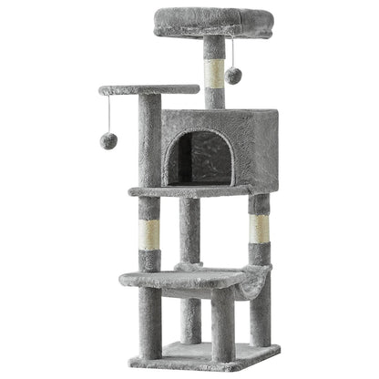 44 Inch Cat Tree Tower With Sisal Scratching Posts And Cozy Condo