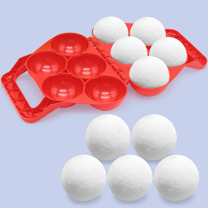Ball Snowball Maker Clip for Kids & Families Winter Snow Toy & Sand Mold