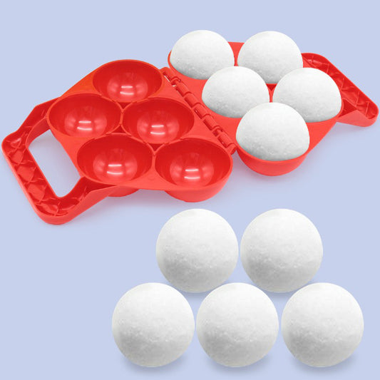 Ball Snowball Maker Clip for Kids & Families Winter Snow Toy & Sand Mold