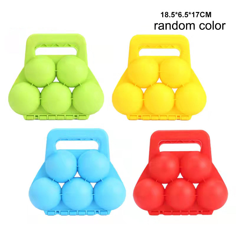 Ball Snowball Maker Clip for Kids & Families Winter Snow Toy & Sand Mold