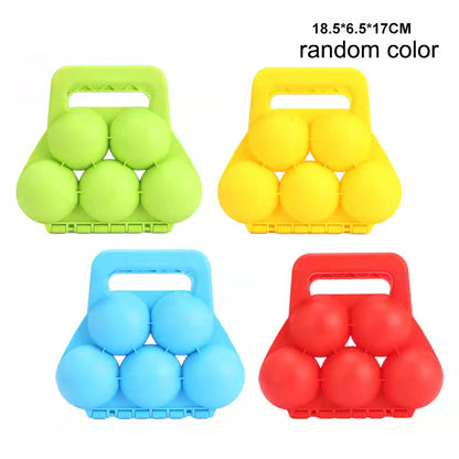 Ball Snowball Maker Clip for Kids & Families Winter Snow Toy & Sand Mold