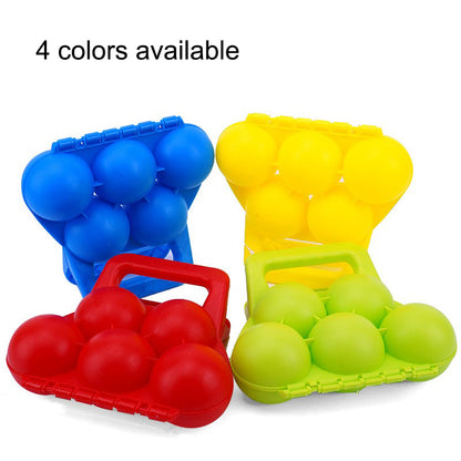 Ball Snowball Maker Clip for Kids & Families Winter Snow Toy & Sand Mold