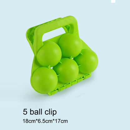 Ball Snowball Maker Clip for Kids & Families Winter Snow Toy & Sand Mold