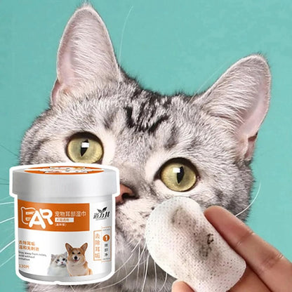 130-Piece Pet Eye & Ear Cleaning Wipes for Dogs and Cats