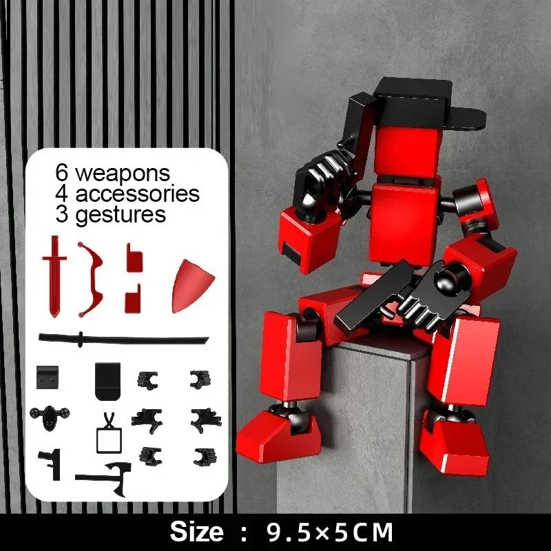 3D Printed Articulated Robot Action Figure