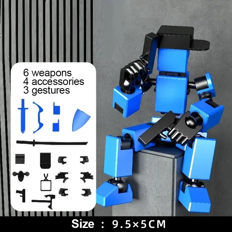 3D Printed Articulated Robot Action Figure