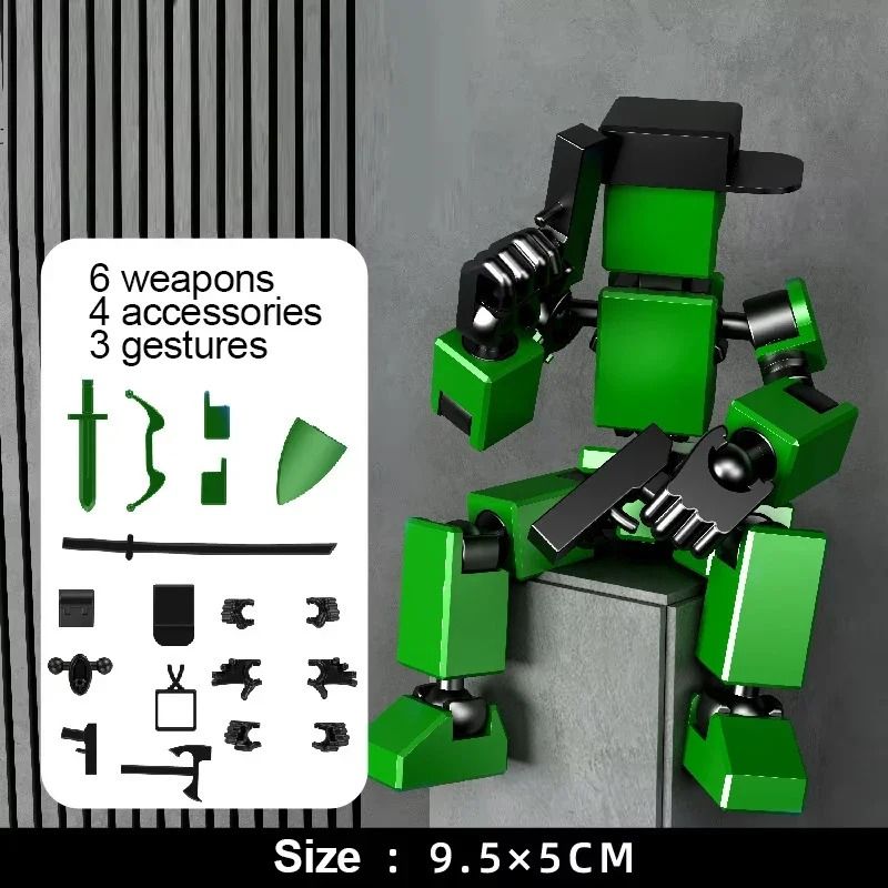3D Printed Articulated Robot Action Figure
