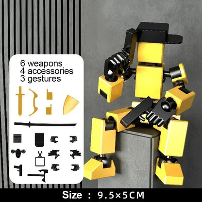 3D Printed Articulated Robot Action Figure