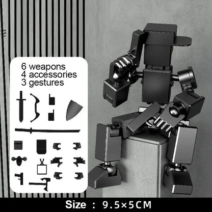 3D Printed Articulated Robot Action Figure
