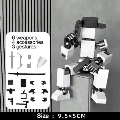 3D Printed Articulated Robot Action Figure