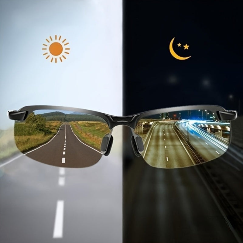 Premium Polarized Day & Night Vision Sunglasses with UV Protection
