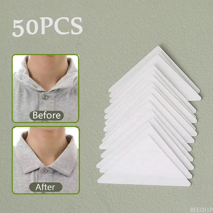 Invisible Shirt Collar Support Pads Self Adhesive Collar Stays for Crisp Professional Styling