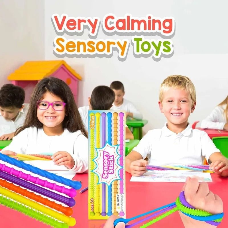 Textured Sensory Fidget Sticks
