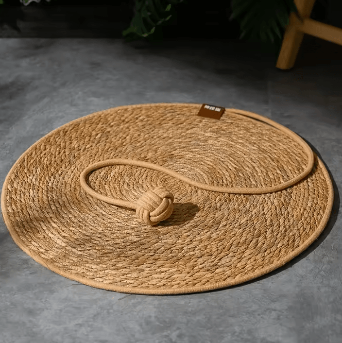 Cat Scratcher Rattan Furniture Protector Mat
