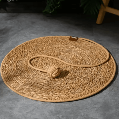 Cat Scratcher Rattan Furniture Protector Mat